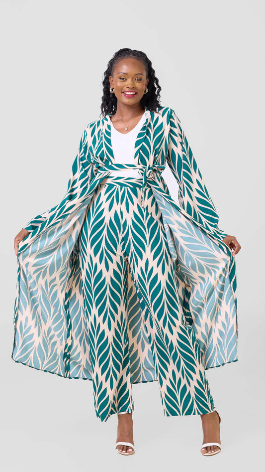 Springy Kimono Set - Blue