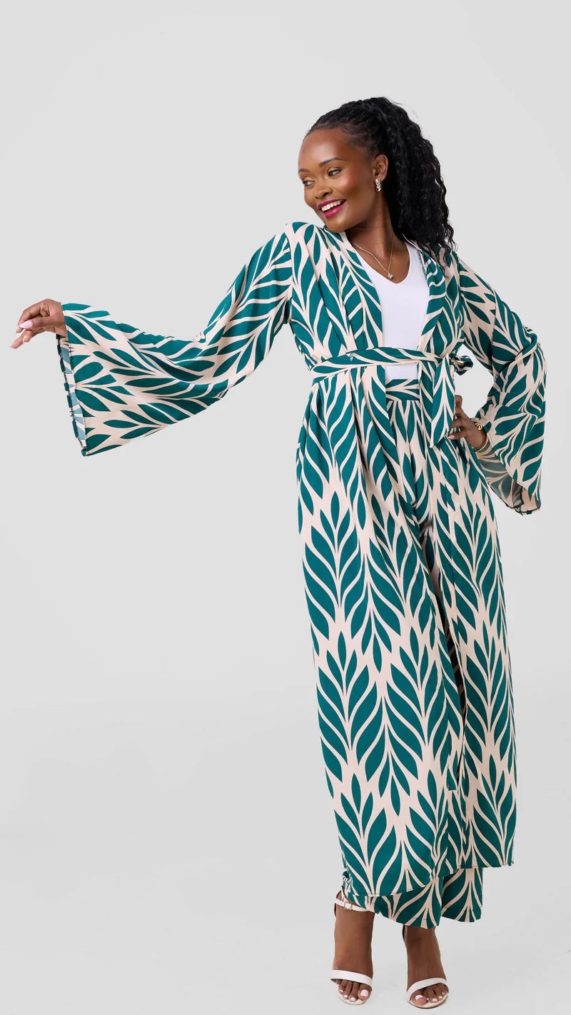 Springy Kimono Set - Blue